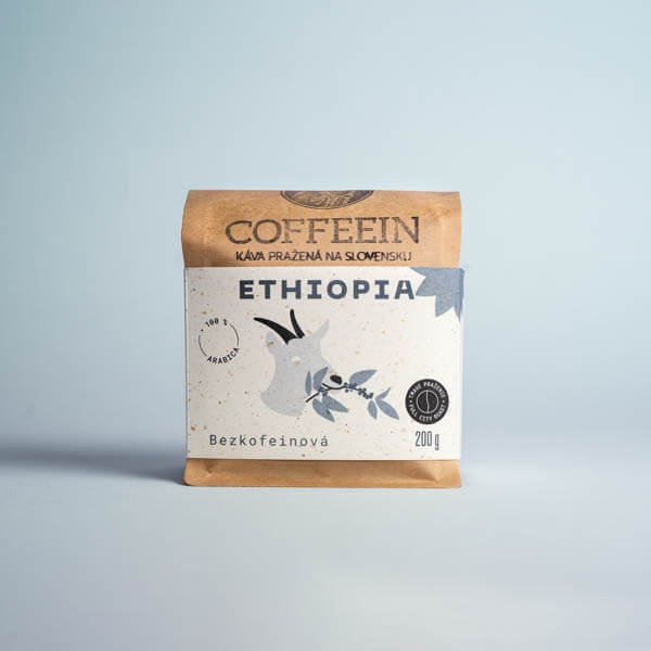 Bezkofeínová káva - Etiopia Yirgacheffe