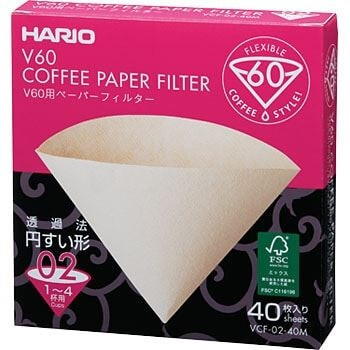 E-shop Filtre Hario V60 - papierové (40 ks)