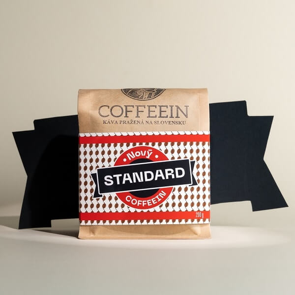 Káva - silná espresso zmes - Robusta + Arabica - COFFEEIN Novy Standard