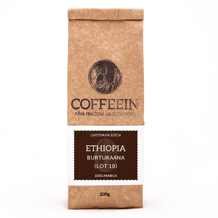 Ethiopia Burtukaana - svetlé praženie (200 g, zrnková káva)