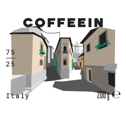 COFFEEIN Italy - espresso zmes (200 g, zrnková káva)