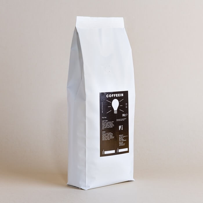 E-shop Káva - silná espresso zmes - Robusta + Arabica - COFFEEIN Forte