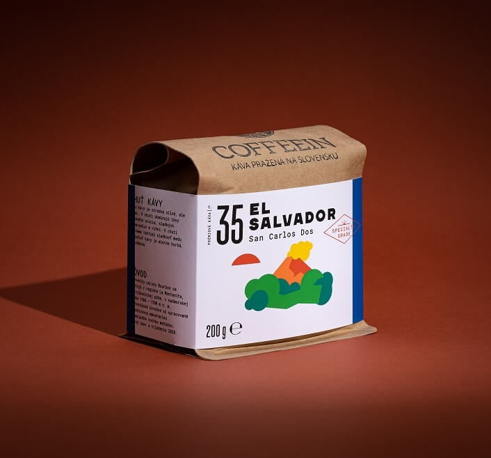 El Salvador San Carlos Dos - svetlé praženie (200 g, zrnková káva)