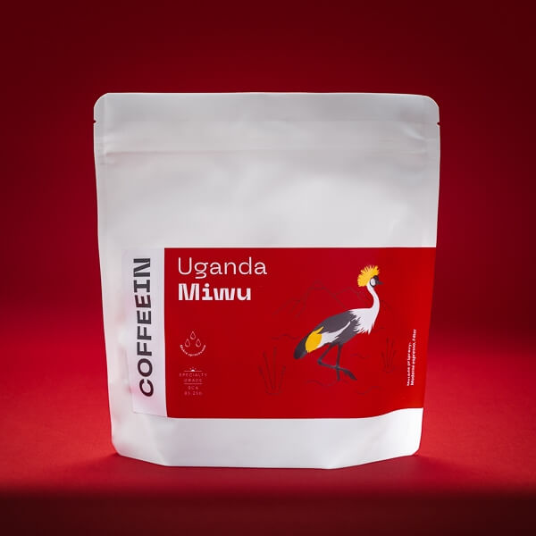 Uganda Miwu - svetlé praženie (200 g, zrnková káva)