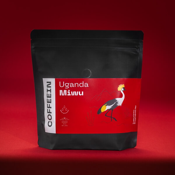 Uganda Miwu - tmavé praženie (200 g, zrnková káva)