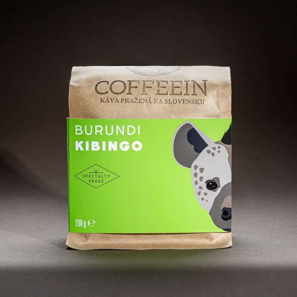 BURUNDI Kibingo - svetlé praženie (200 g, zrnková káva)