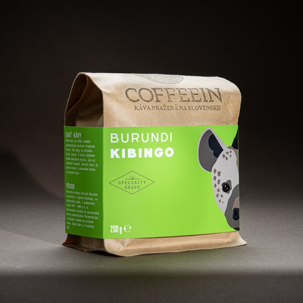BURUNDI Kibingo - tmavé praženie (200 g, zrnková káva)