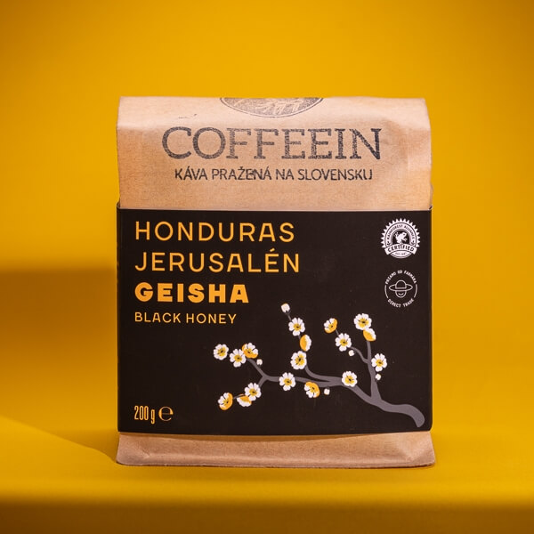 Honduras Jerusalén GEISHA HONEY - svetlé praženie (200 g, zrnková káva)