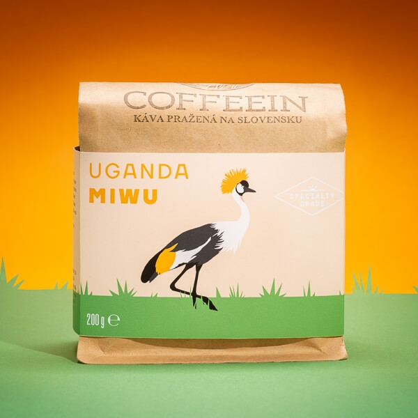 UGANDA Masira - svetlé praženie (200 g, zrnková káva)