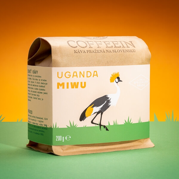 UGANDA Masira - svetlé praženie (200 g, zrnková káva)
