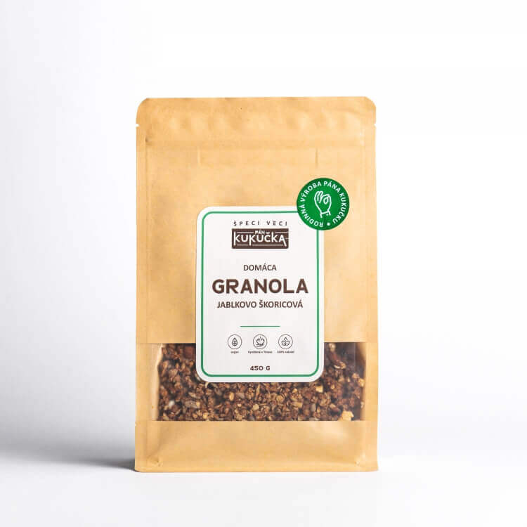 E-shop Bezlepková granola - jablko škorica 450g