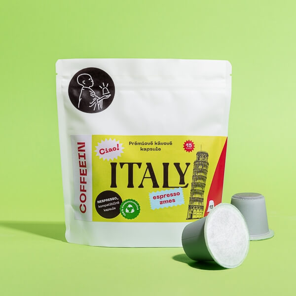 E-shop COFFEEIN Italy - espresso zmes (15 ks, Nespresso® kapsule)