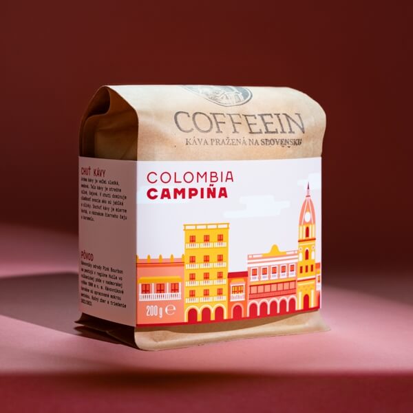 Colombia CAMPINA - svetlé praženie (200 g, zrnková káva)