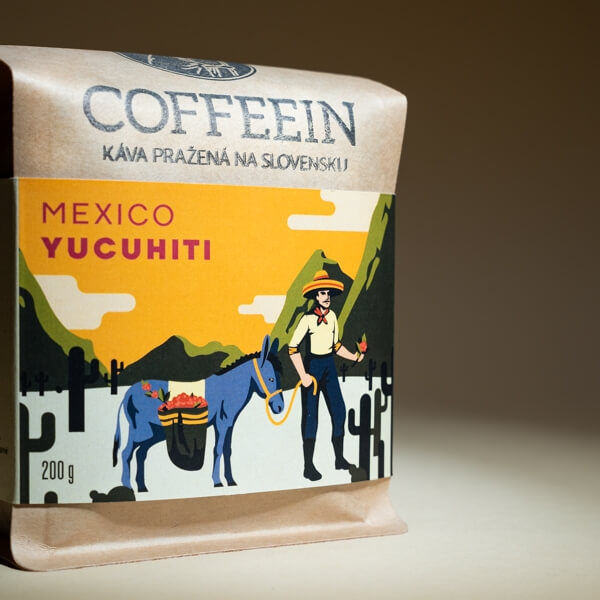 MEXICO Yucuhiti - tmavé praženie (200 g, zrnková káva)