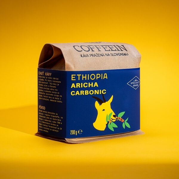 Ethiopia Aricha CARBONIC - tmavé praženie (200 g, zrnková káva)