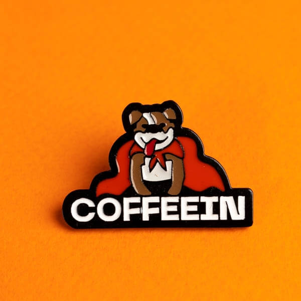 E-shop Kovový odznak "PIN" COFFEEIN