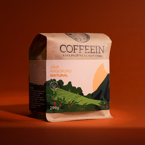 E-shop Jáva Argopuro Natural - stredné praženie (200 g, zrnková káva) - káva indonézia