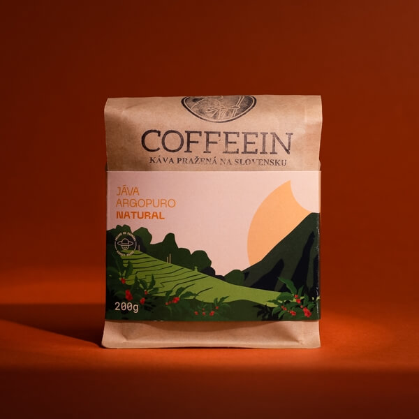 E-shop Jáva Argopuro Natural – svetlé praženie (200 g, zrnková káva) - káva indonézia